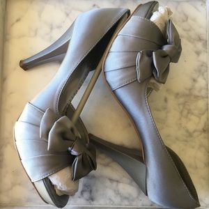 Maribelle Mercury heels from David’s Bridal
